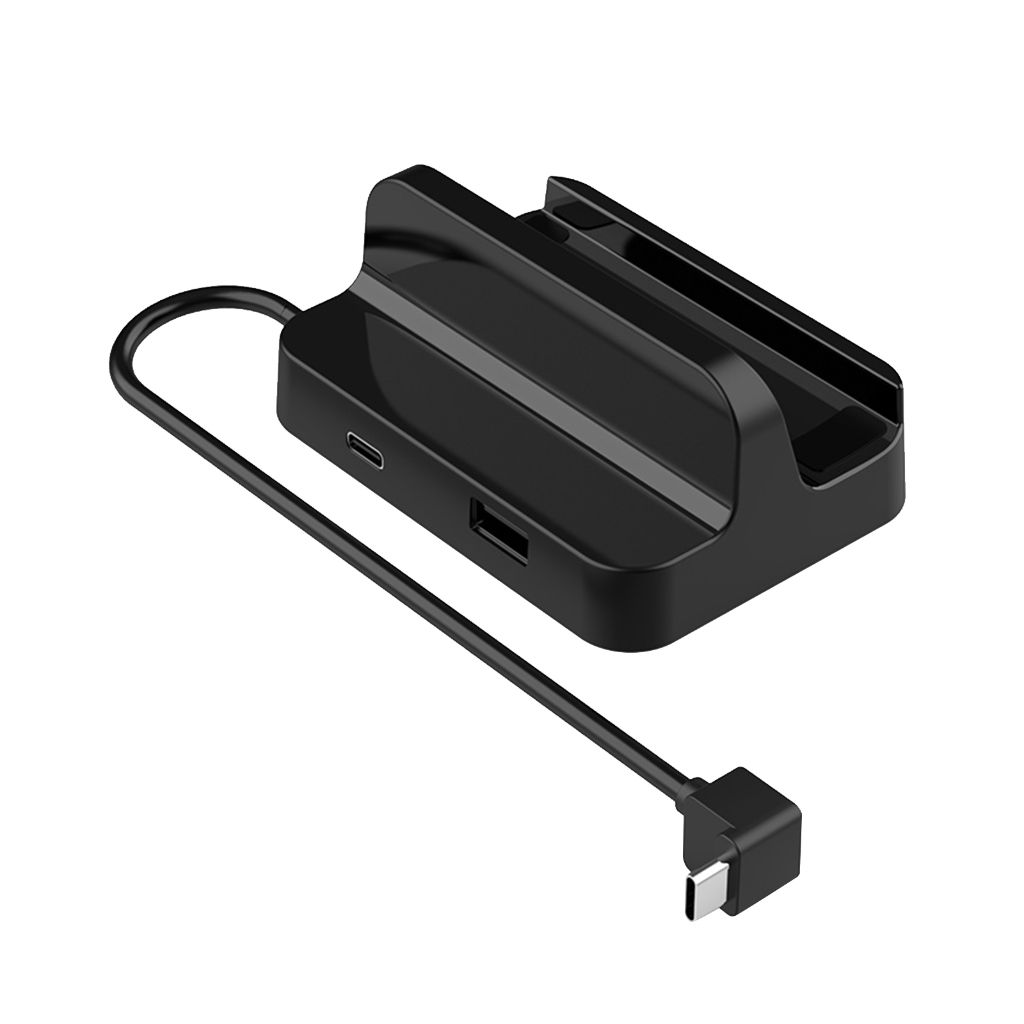 Док-станция-концентратор USB-C для Steam Deck с подключением 2,4G, 3 порта USB2.0, подставка зарядки, кронштейн, многопортовый адаптер