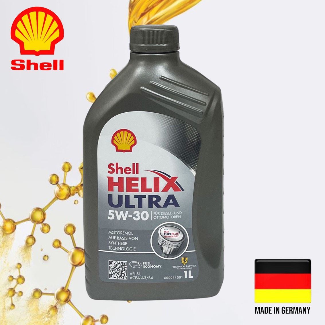 Масло моторное Shell 5W-30 Синтетическое - купить в интернет-магазине OZON  (1066964832)