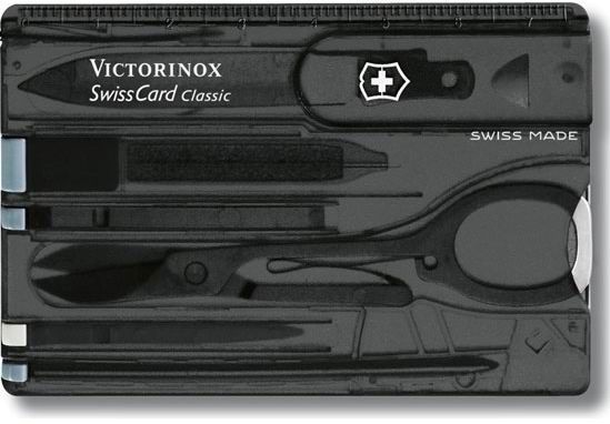 Швейцарская карточка VICTORINOX SwissCard ONYX черная