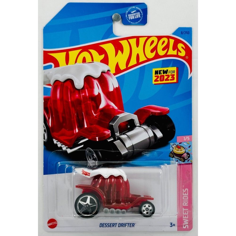 HKJ90МашинкаметаллическаяигрушкаHotWheelsколлекционнаямодельDESSERTDRIFTERкрасный