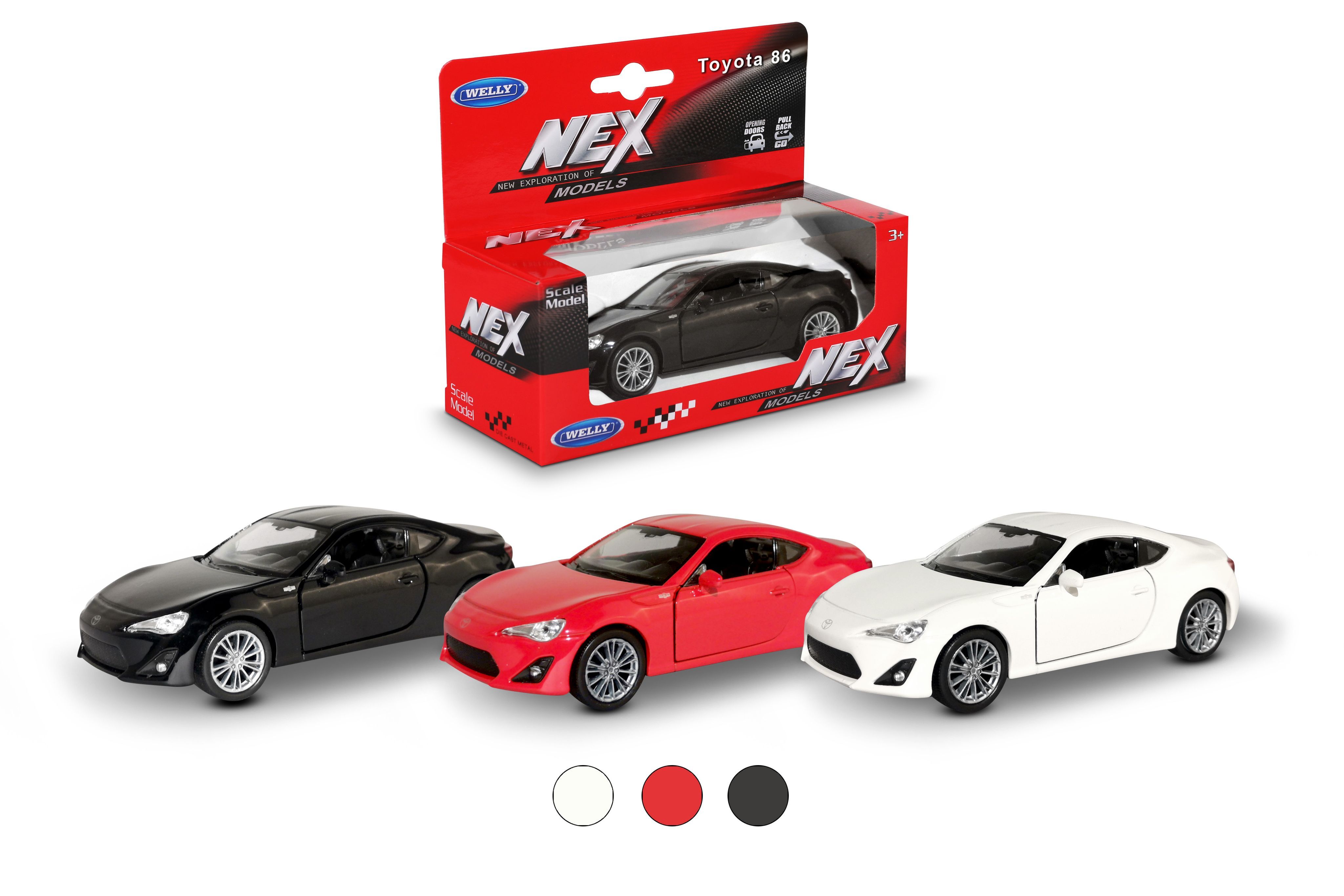 Машинка WELLY TOYOTA 86 / модель машины 1:38 с пружинным механизмом / цвет  в ассортименте - купить с доставкой по выгодным ценам в интернет-магазине  OZON (1116045413)