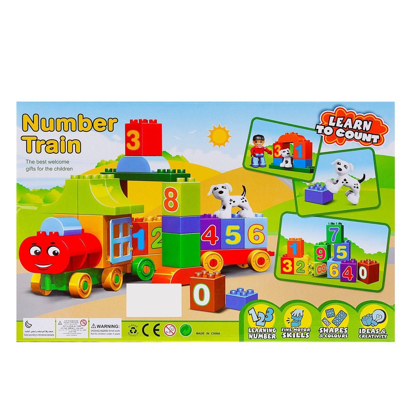 Считай 50. Конструктор Kids Home Toys 188-22 number Train. Конструктор 