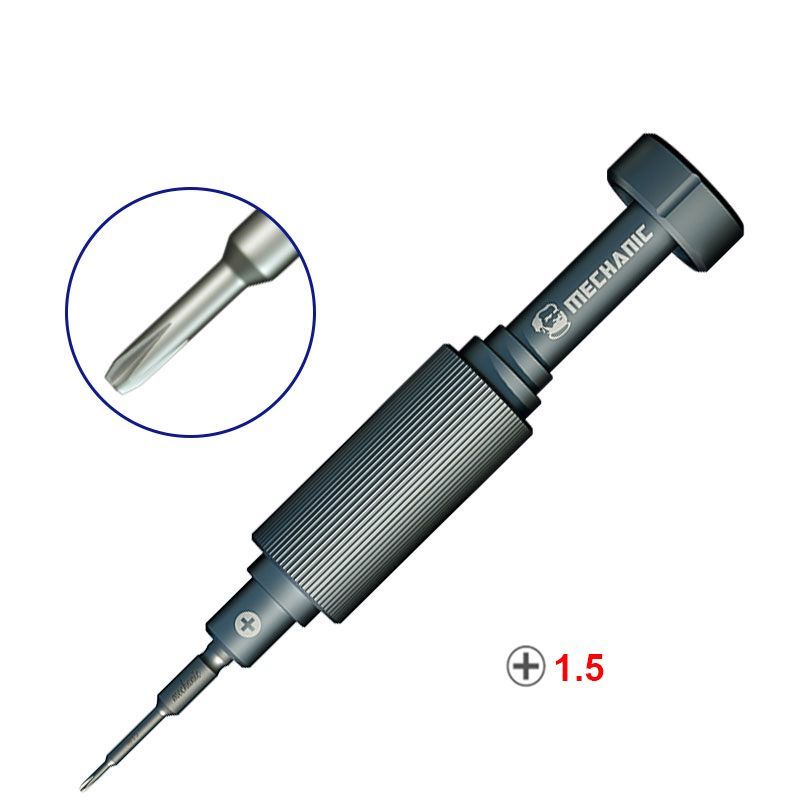 ПрофессиональнаяотверткаMechanicMortarMiniiShellкрестовая1.5мм(+)