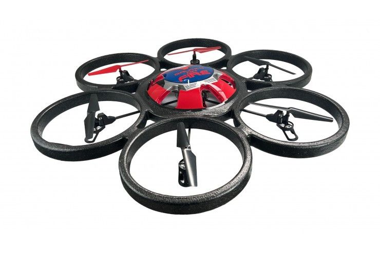 Радиоуправляемый квадрокоптер гексакоптер Sky Walker (2.4G, 81 см) WL Toys V323-Red