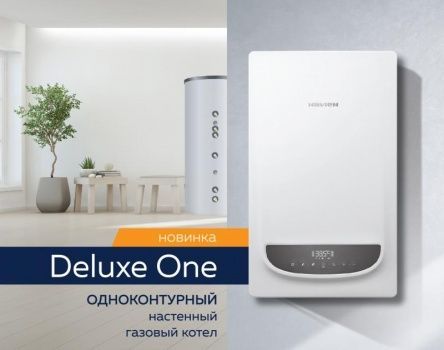 Настенный газовый котел Navien Deluxe One - 24k одноконтурный, турбированный