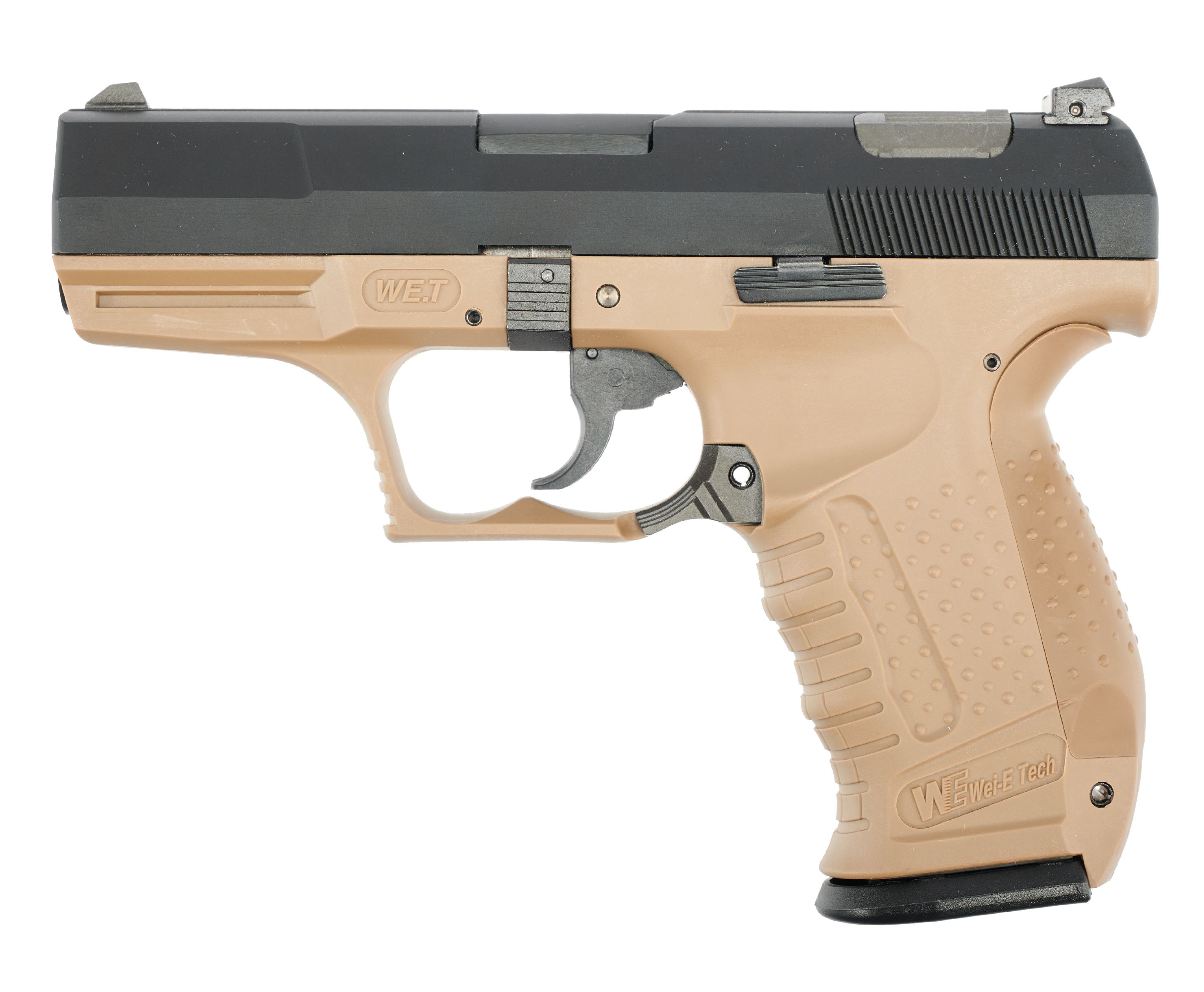 Страйкбольный пистолет WE Walther P99 (6 мм, GBB, Gas, Tan)