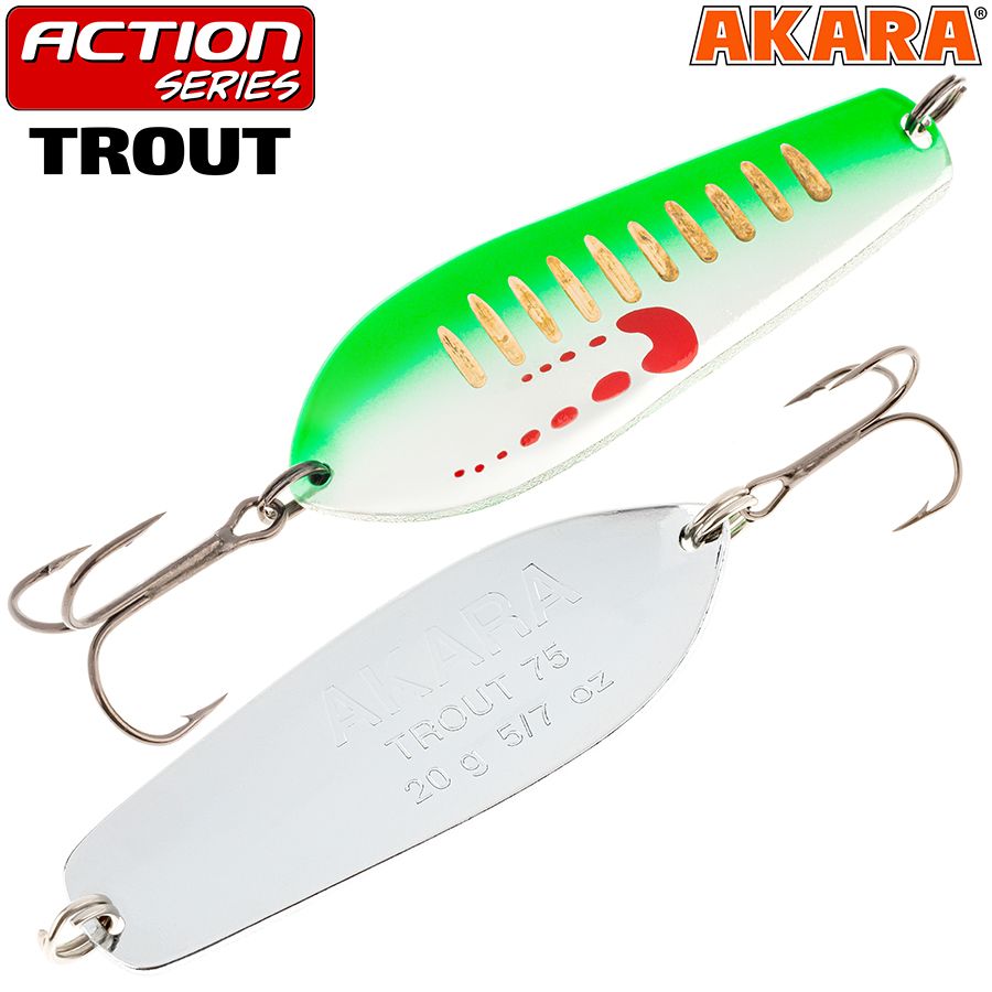 Блесна колеб. Akara Action Series Trout 55 11,5 гр. AB23