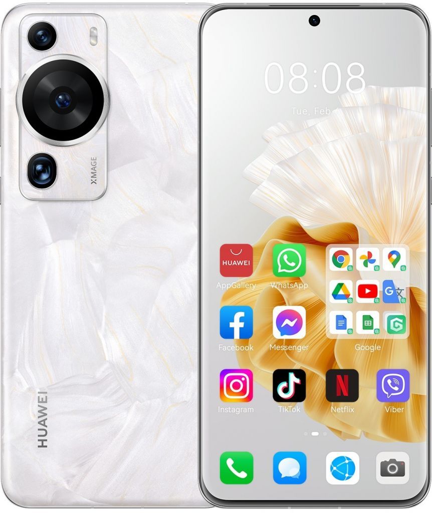 HUAWEI Смартфон P60 Pro（Стекло Куньлунь）Русский (язык) 12/256 ГБ, белый