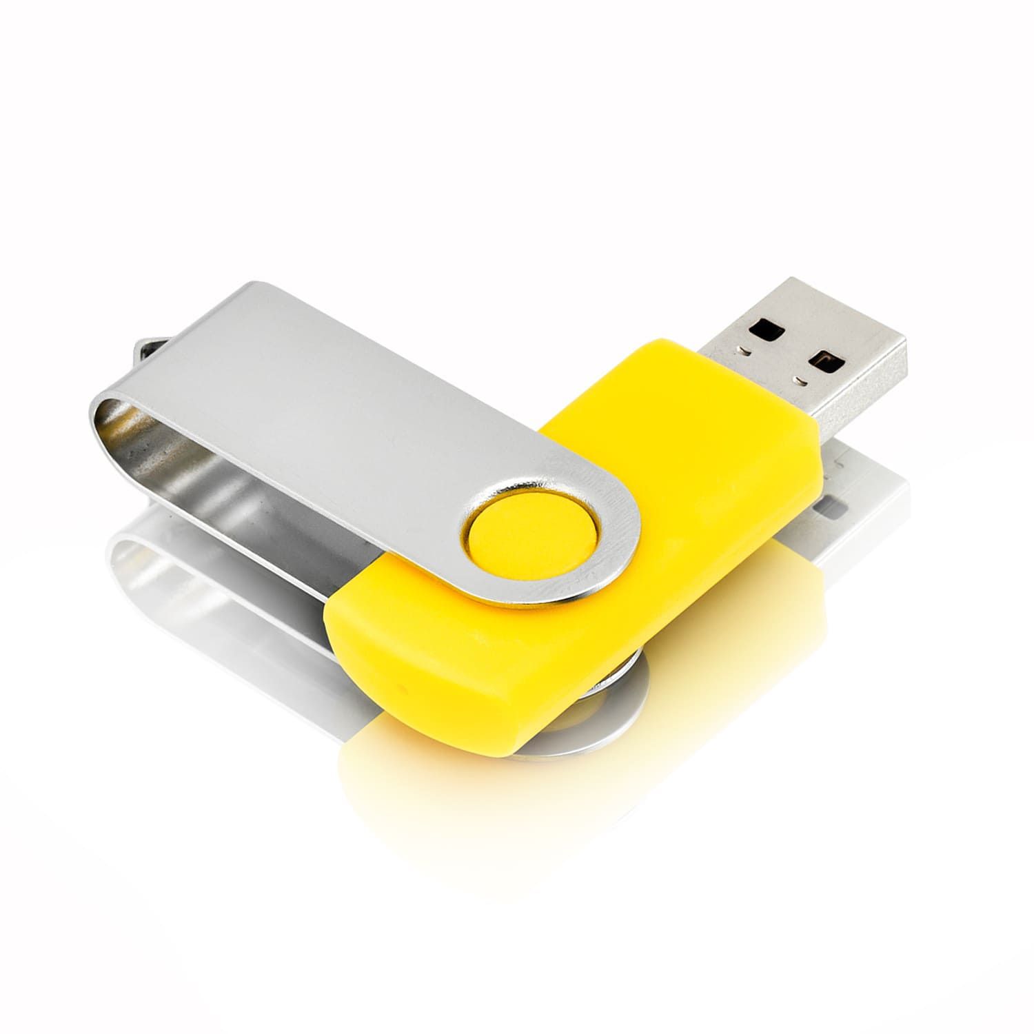 USB флешка, USB flash-накопитель, Флешка Twist, 32 Гб, желтая, арт. F01 USB 2.0