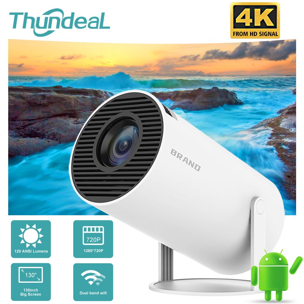 ThundeaLПроекторUuX4kuMz,1LCD,белый