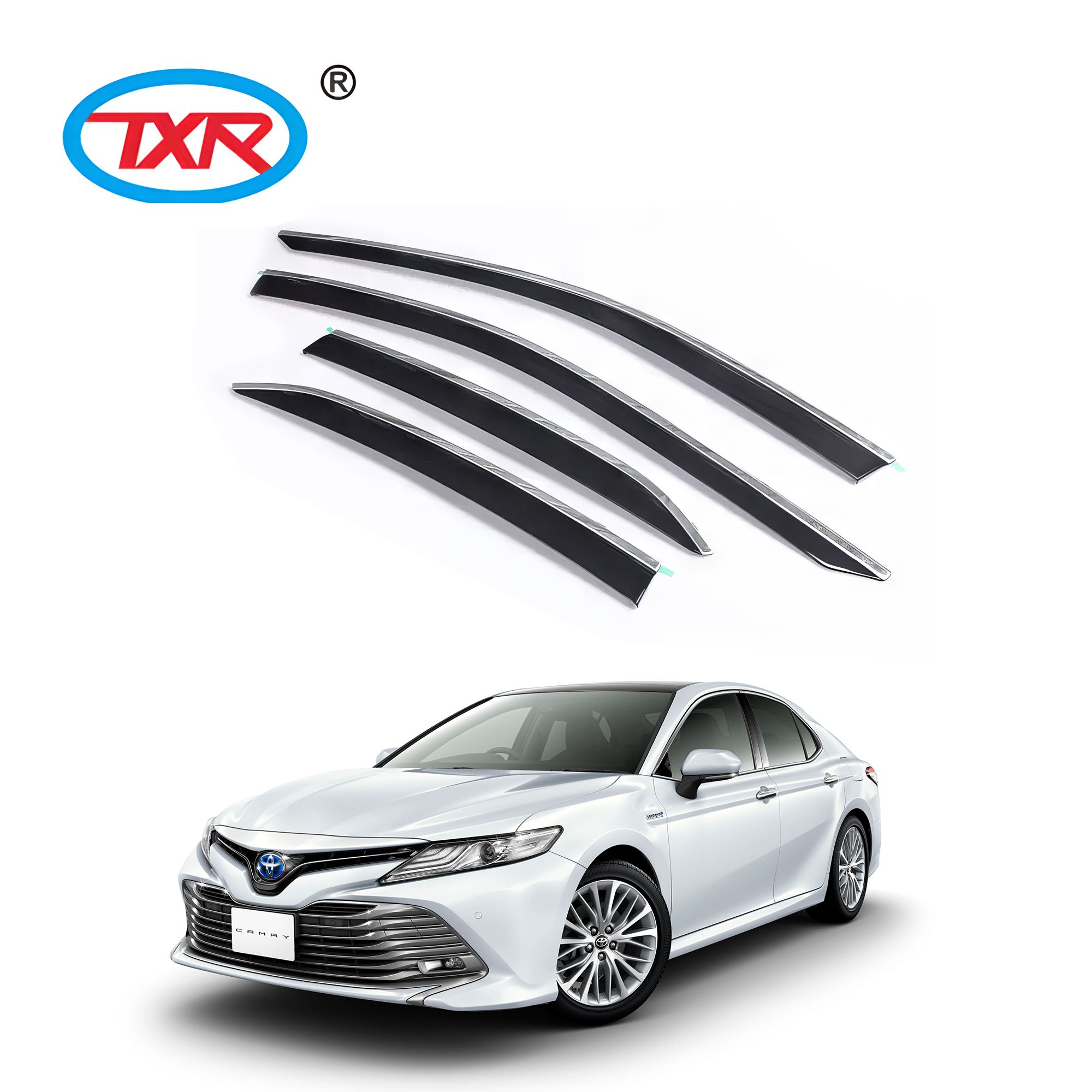 Дефлектор для окон TXR TXR2447-4-TOY-XV70-BKC Camry XV70 купить по выгодной  цене в интернет-магазине OZON (1168571262)