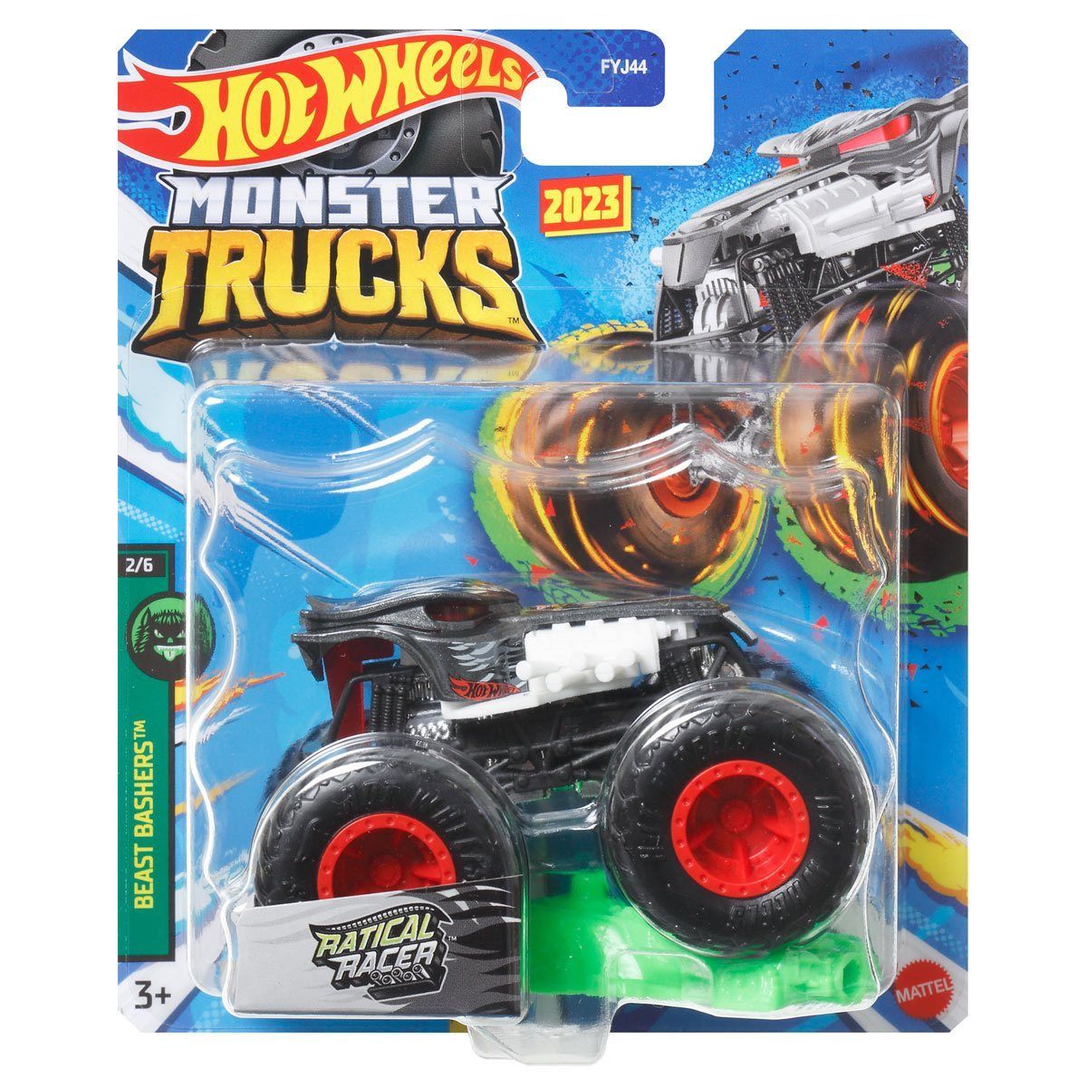 Машинка Mattel Hot Wheels Монстр трак 1:64 FYJ44 2023 - купить с доставкой  по выгодным ценам в интернет-магазине OZON (984700168)