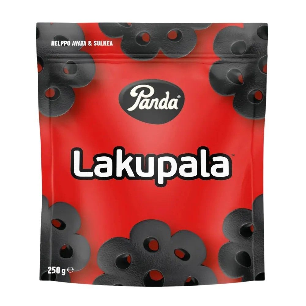 Жевательный мармелад Panda Lakupala лакрица 250 г (Финляндия)