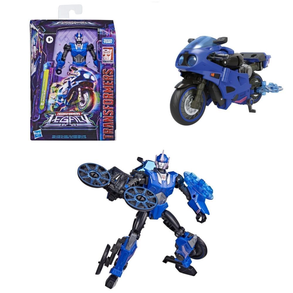 Hasbro Игрушки-трансформеры Generations Legacy класса люкс Prime Universe  Arcee 5,5-дюймовые F3028