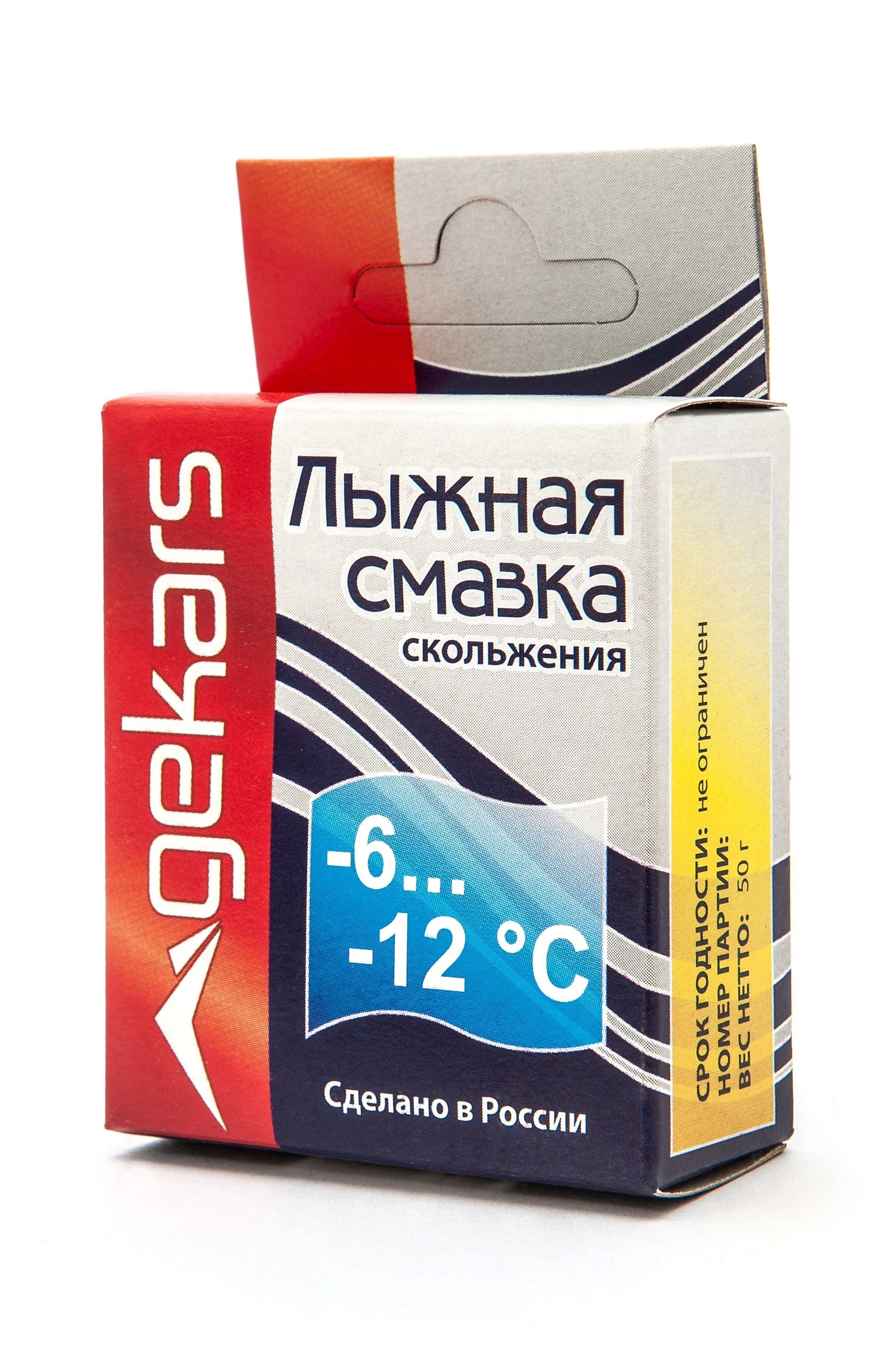 Парафин скольжения лыжный Gekars -6/-12