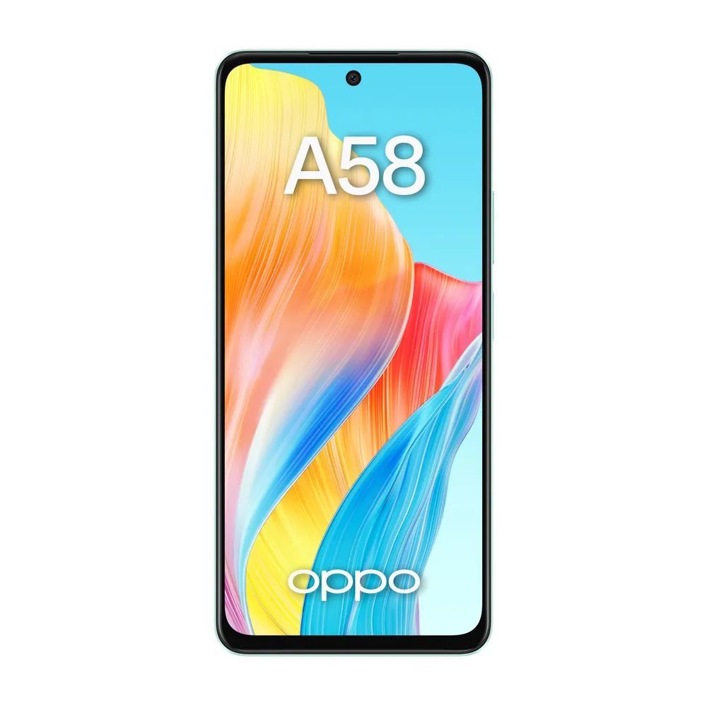 OPPO Смартфон A58 8/128 ГБ, светло-зеленый