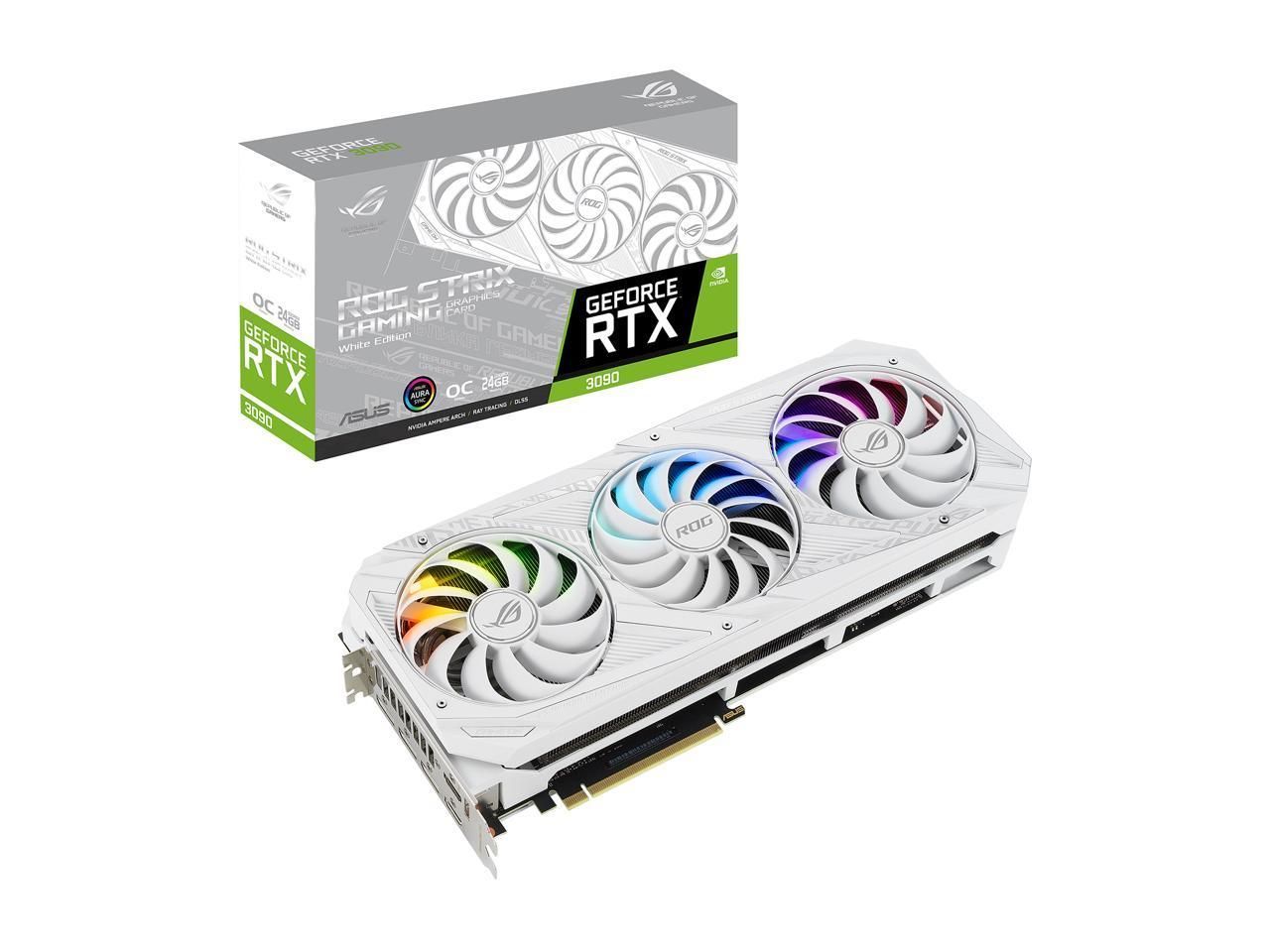 Asus rog 3070 white. ASUS ROG Strix 3090 White. RTX 3080 Strix White. RTX 3060 ti белая. ASUS RTX 3080 White Edition.