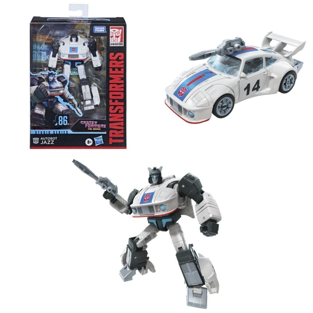 Игрушка Hasbro Студия игрушек Трансформеры Studio Серия SS86-01 Deluxe The  Transformers: Фигурка джазового автобота из фильма, от 8 лет и старше, 4,5  дюйма F0709 - купить с доставкой по выгодным ценам в