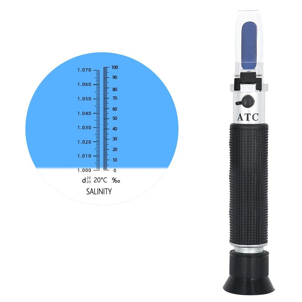 Рефрактометр-солемердляизмерениясолёностиводыиплотности