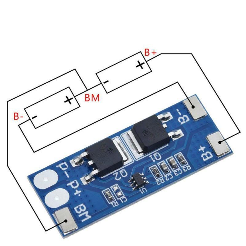 Схема платы bms 2s