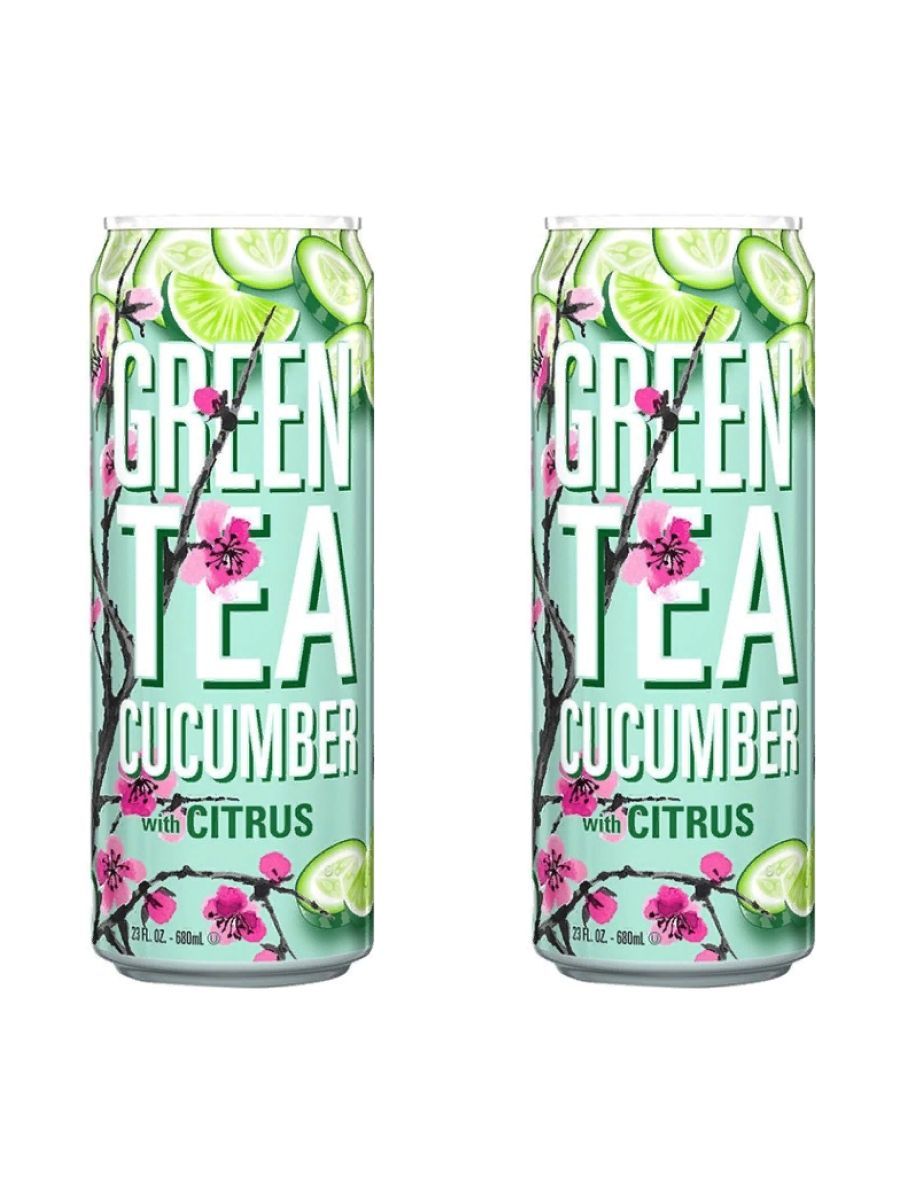 Напиток AriZona Green Tea & Cucumber Огурец 680мл х 2шт