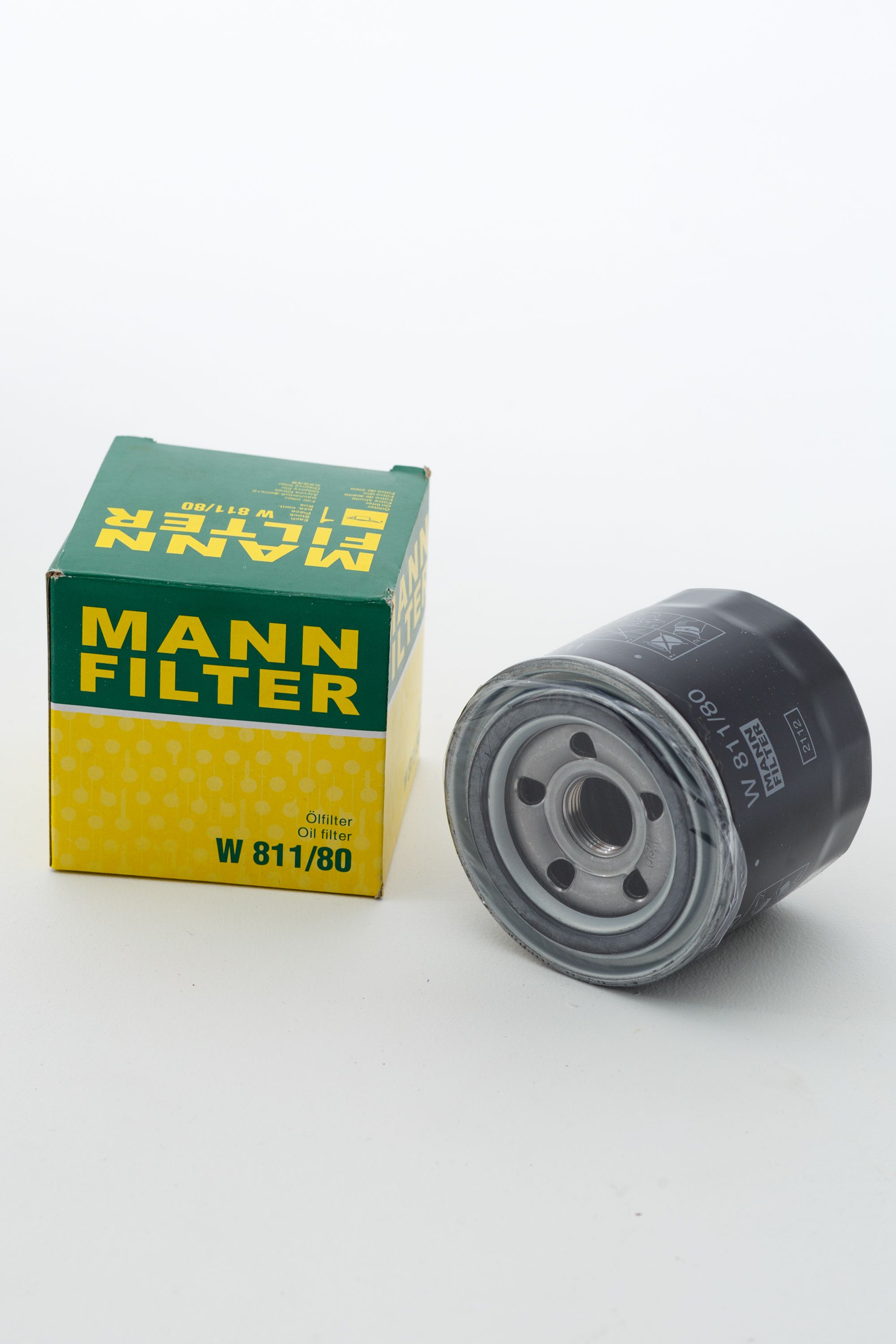 Фильтр масляный MANN FILTER W811/80 - купить по выгодным ценам в  интернет-магазине OZON (1263179102)