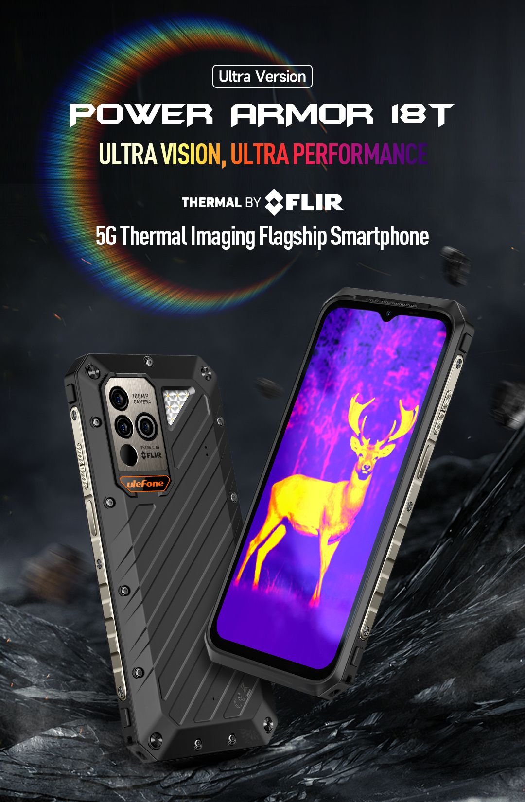 Смартфон ULEFONE Power Armor 18T Ultra 5G - купить по выгодной цене в  интернет-магазине OZON (1545534418)