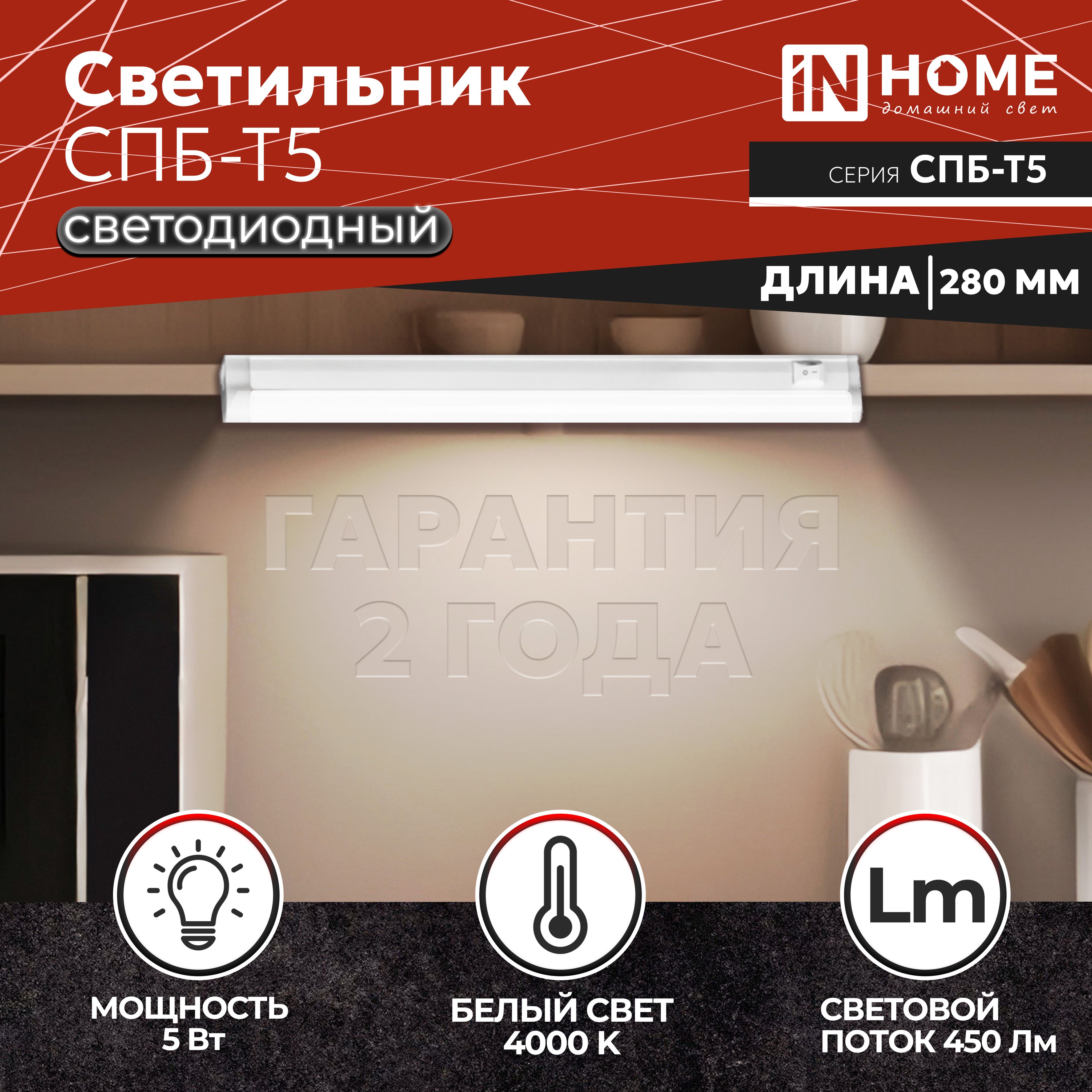 Подсветка для картин IN HOME VB_87_11_Прямоугольник, T5 купить по выгодным  ценам в интернет-магазине OZON (812937679)