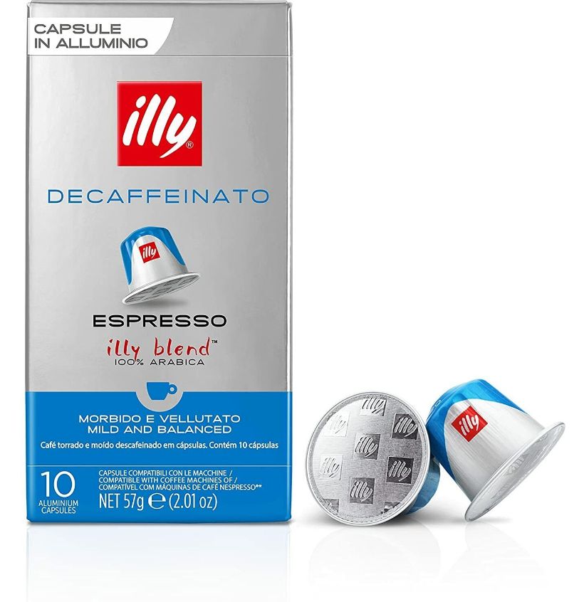 Кофе в капсулах Nespresso illy Decaf, без кофеина, 10 шт (арабика 100%)