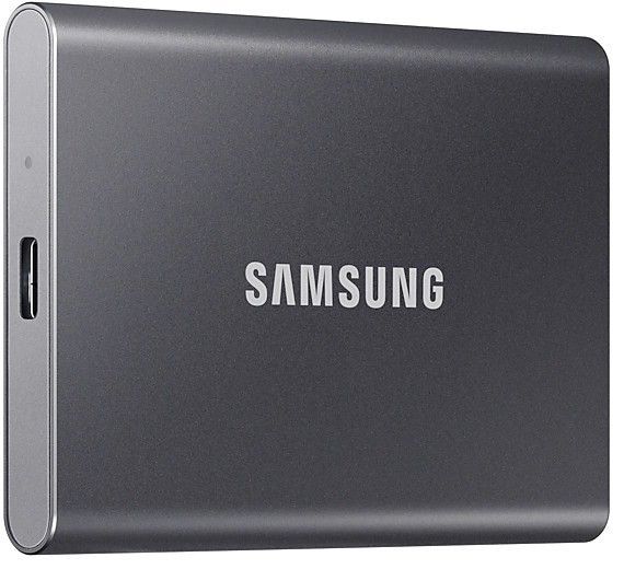 ВнешнийнакопительSamsungT7MU-PC1T0TMU-PC1T0T/WW,SSD,1Тб,1.8",USB3.2,серый