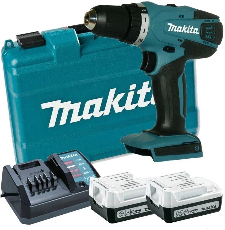 Аккумуляторная дрель-шуруповерт Makita DF347DWE