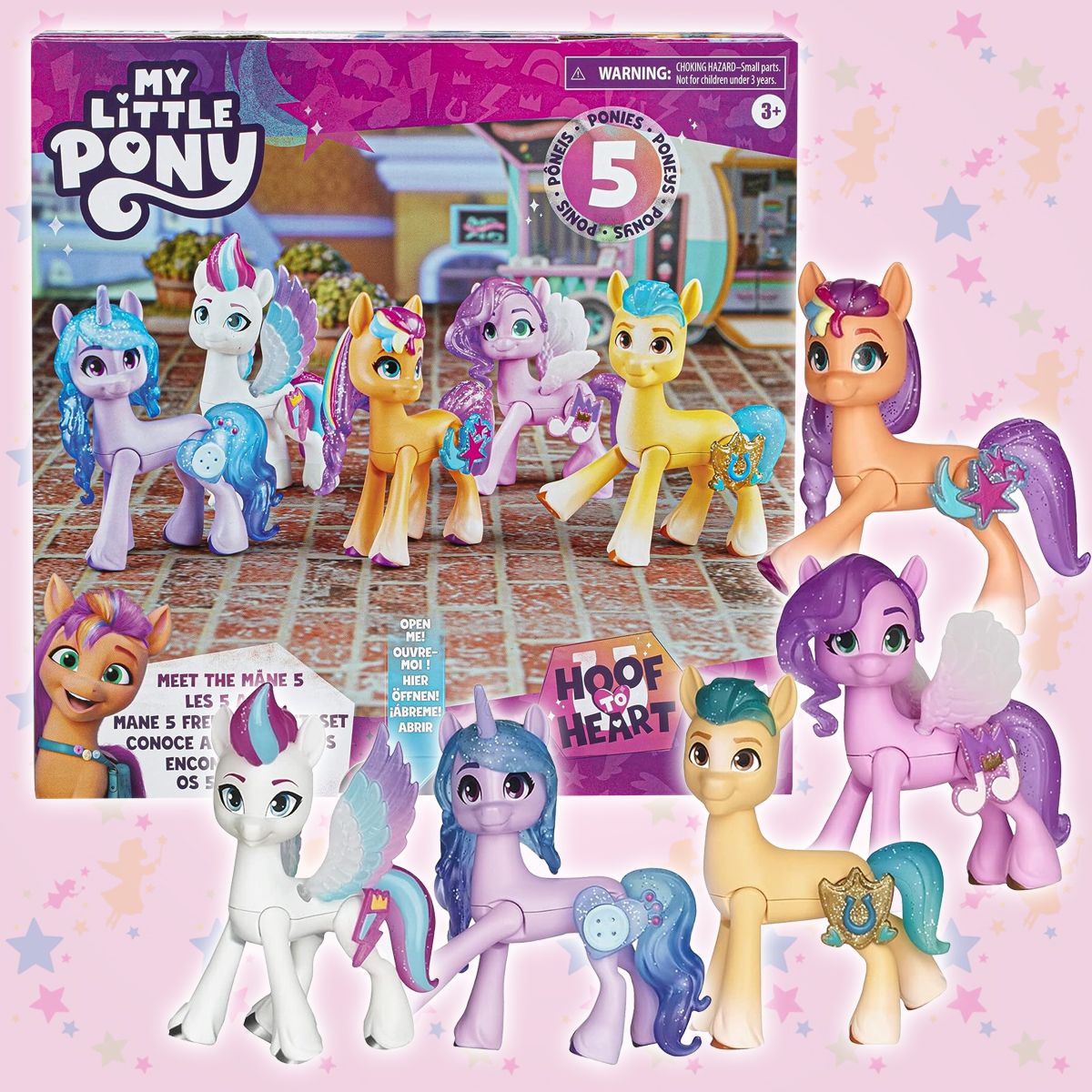 Набор фигурок коллекционный 5 шт Май Литл Пони My Little Pony Meet the Mane