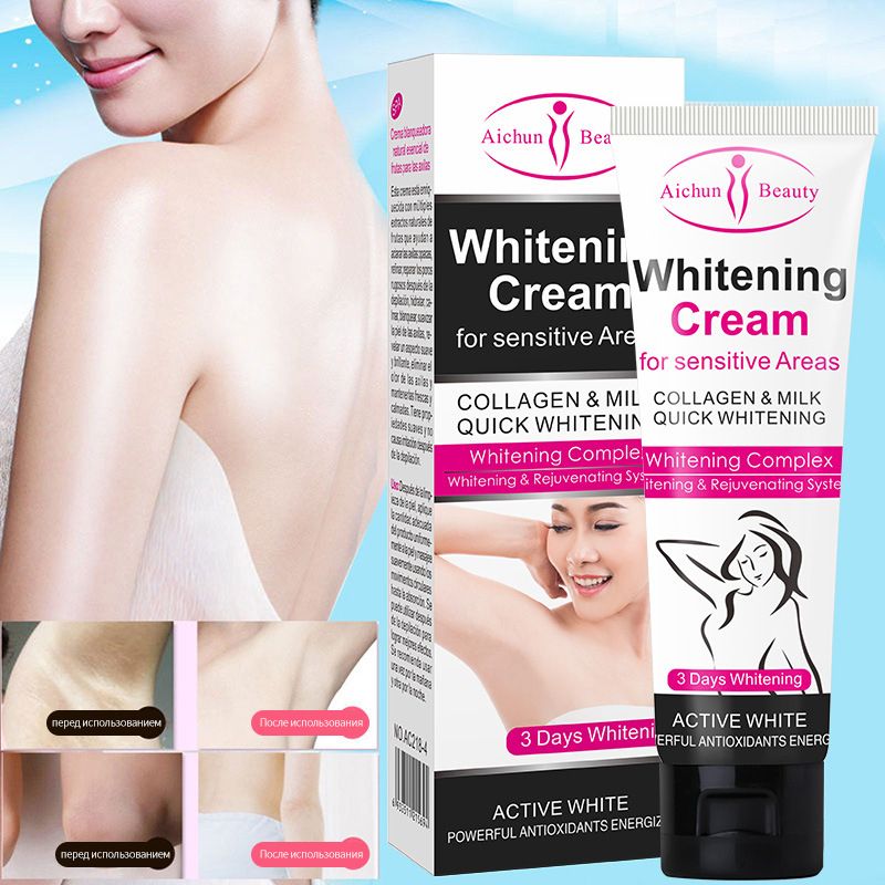 Осветляющий крем для интимной зоны. Aichun Beauty Whitening Cream. Крем Aichun Beauty отбеливающий для подмышек. Отбеливающий крем для интимной зоны Aichun. Whitening Cream отбеливающий.