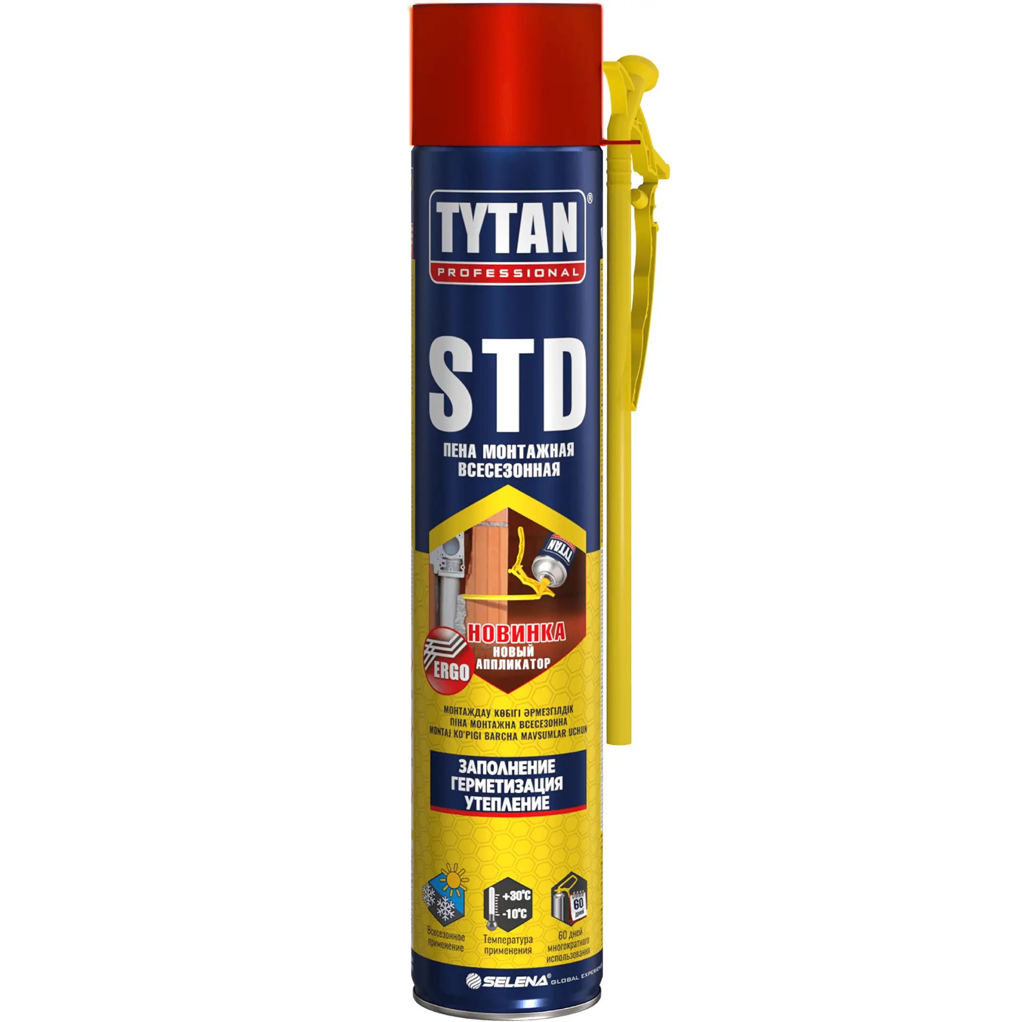 Пена монтажная бытовая всесезонная TYTAN Professional STD (750 мл) арт. 16401