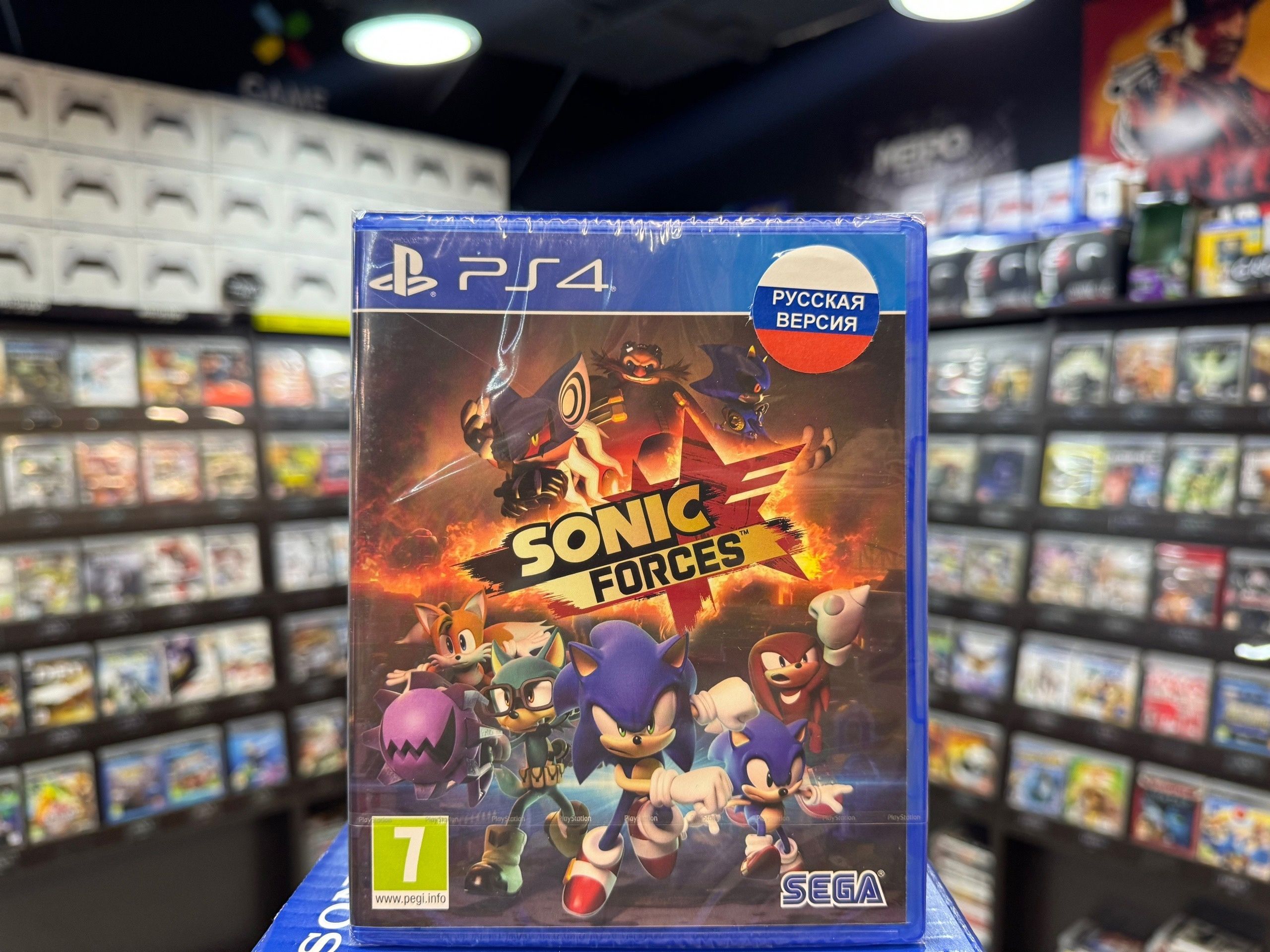 Игра Игра Sonic Forces PS4// (PlayStation 4, PlayStation 5 купить по низкой  цене с доставкой в интернет-магазине OZON (1099370190)