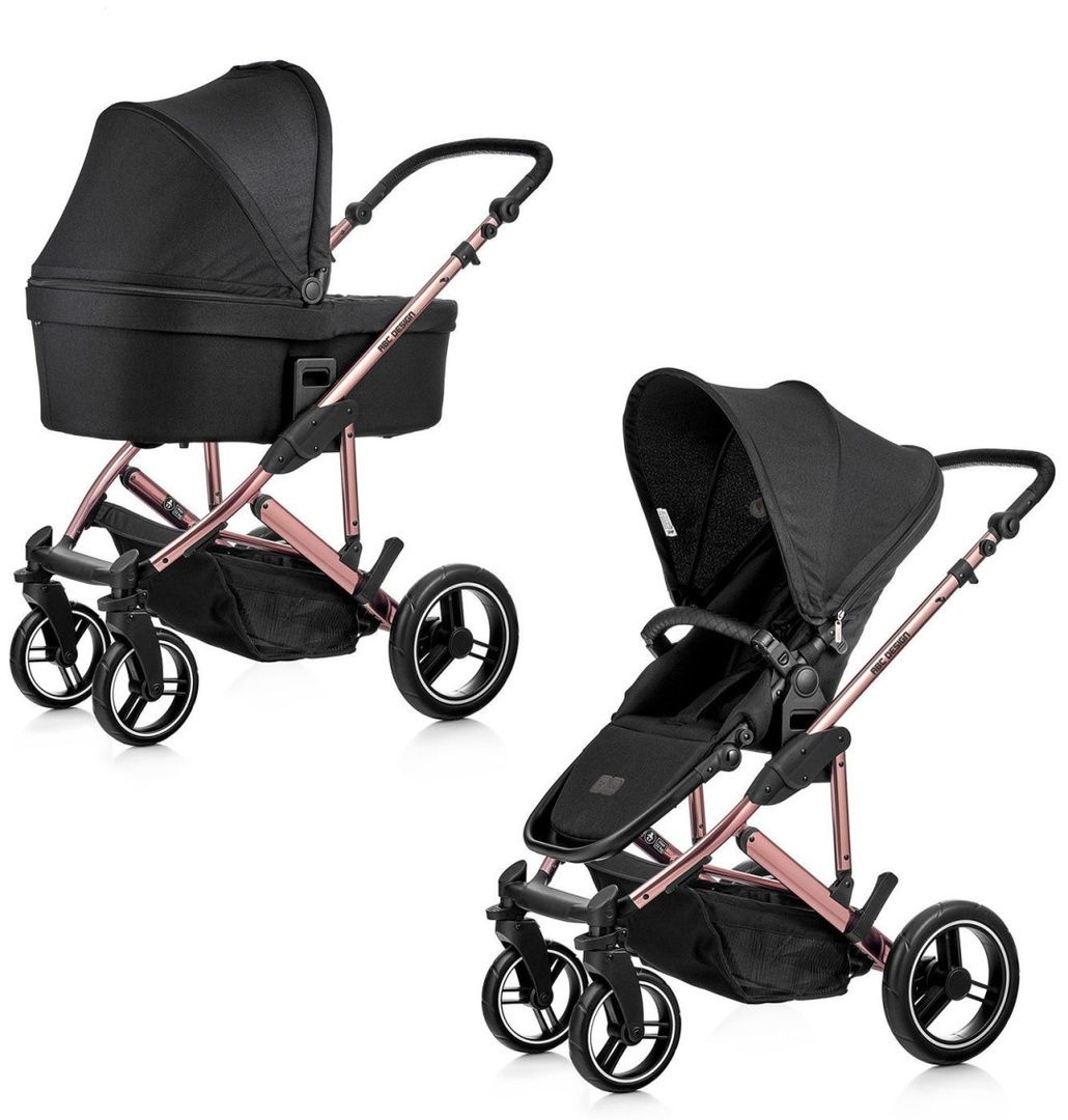 Коляска универсальная 2 в 1 ABC Design Catania 4, черный