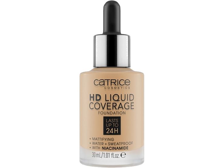 Тональная основа для лица Catrice HD LIQUID COVERAGE FOUNDATION, тон 020