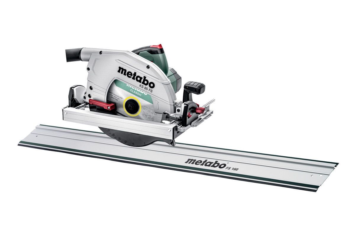 Циркулярные пилы с направляющей шиной. Metabo KS 66 FS. Дисковая пила Metabo KS 66 FS. Дисковая пила Metabo KS 85 FS. Дисковая пила Metabo KS 66 FS (601066500).