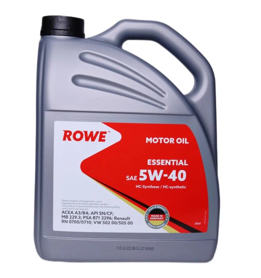 Где Купить Масло Rowe 5w40 Отзывы 1л