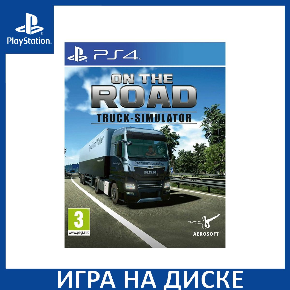 Игра On The Road Truck Simulator (PS4) Диск PlayStation 4