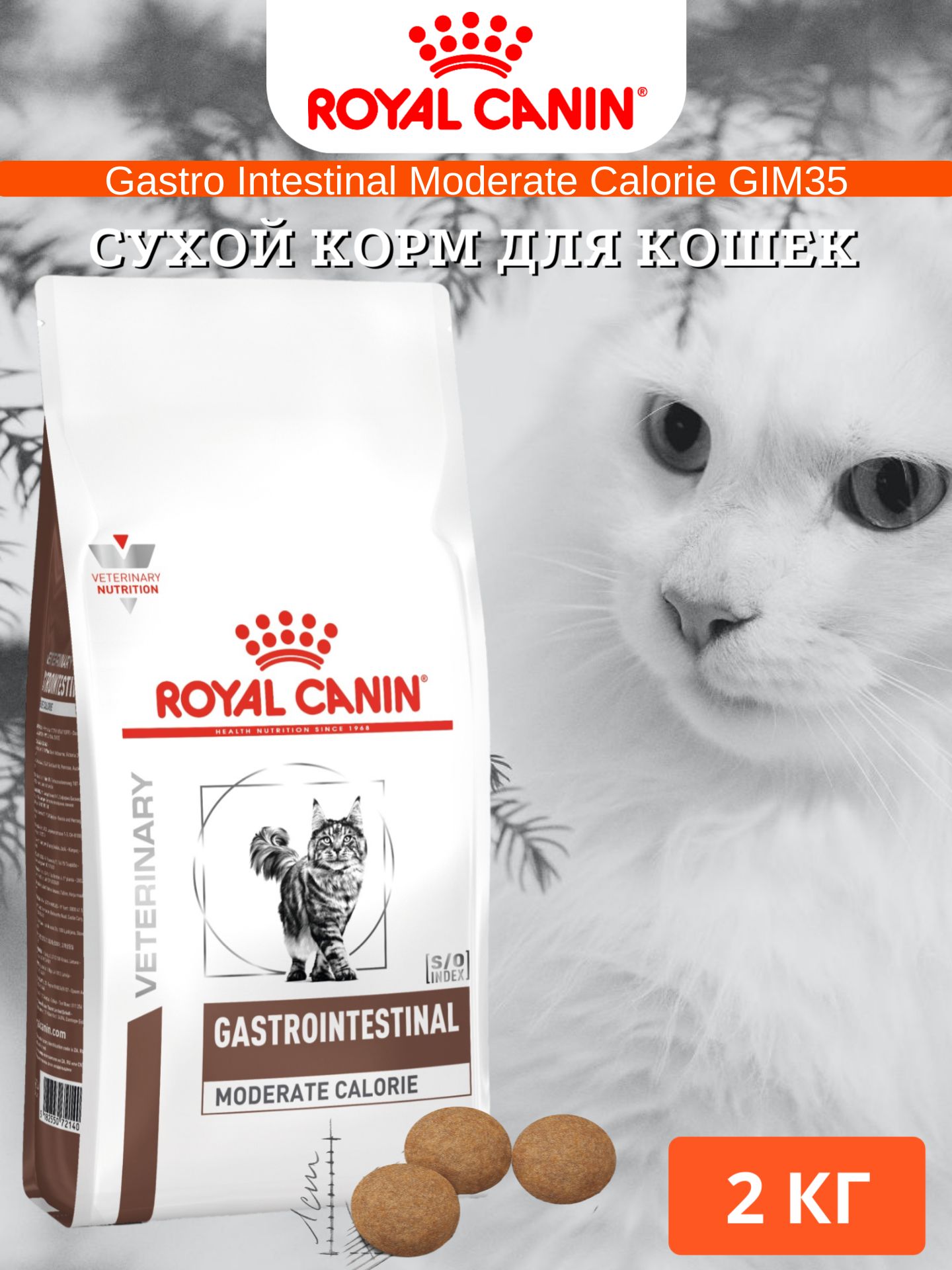 Royal Canin Gastrointestinal Moderate Calorie Для Кошек — купить в ...