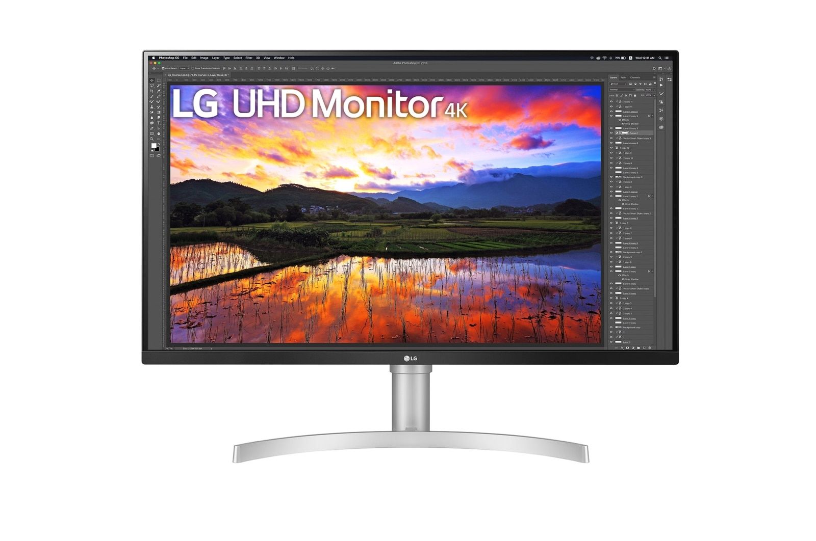 LG31.5"Монитор32UN650-W,серебристый