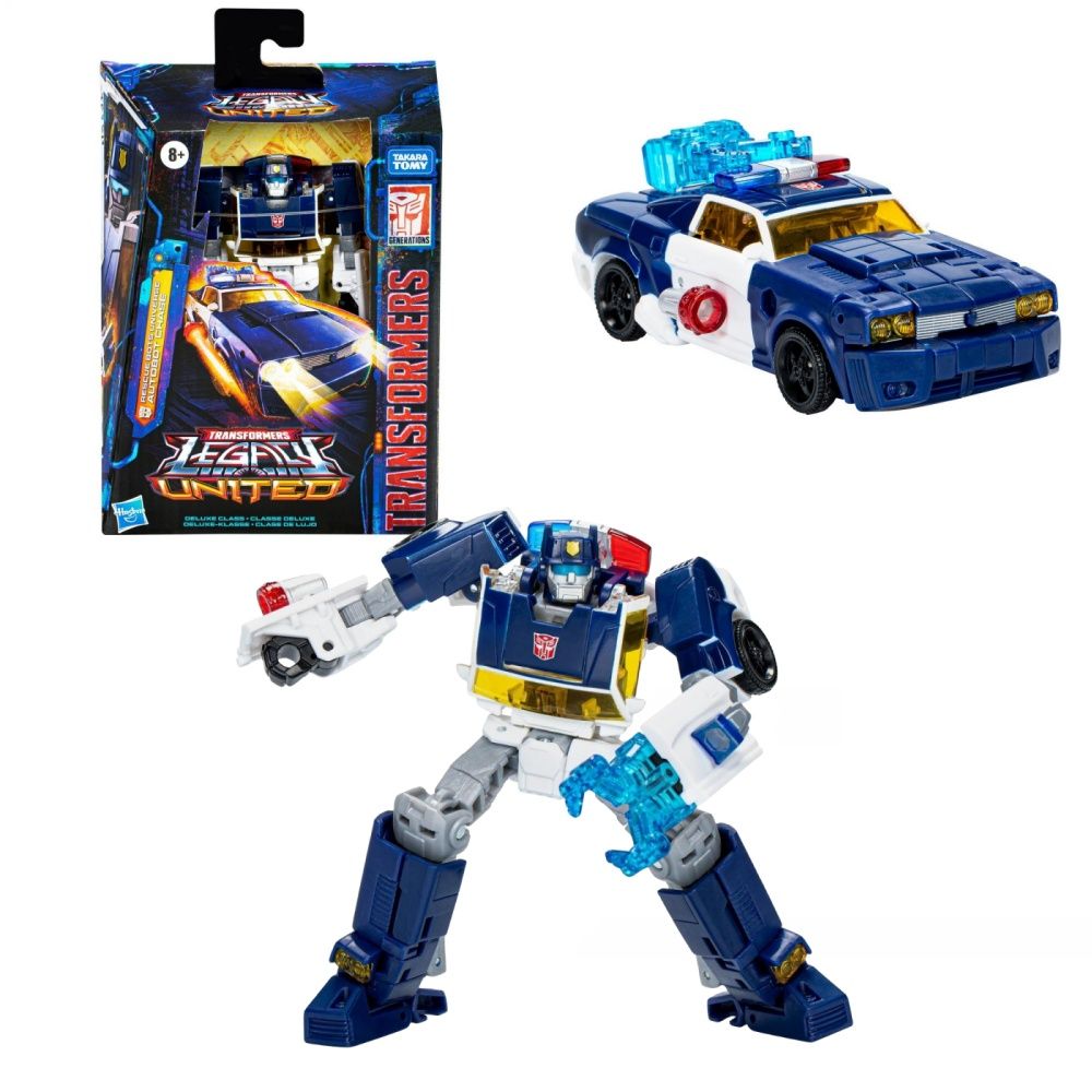 Игрушка Hasbro Трансформеры Legacy United Deluxe Class Rescue Bots Universe  Autobot Chase 5,5 дюйма F8525 - купить с доставкой по выгодным ценам в  интернет-магазине OZON (1356647926)