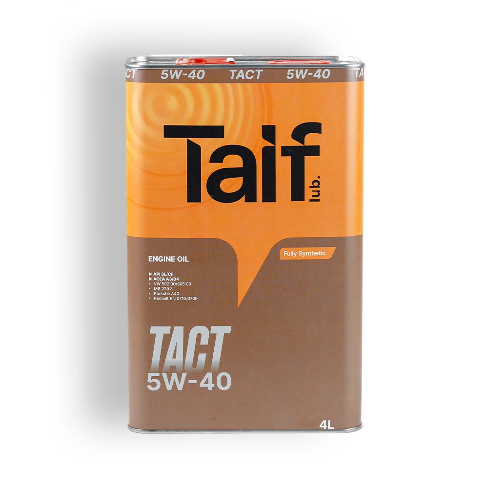 TAIF 5W-40 Масло моторное, Синтетическое, 4 л