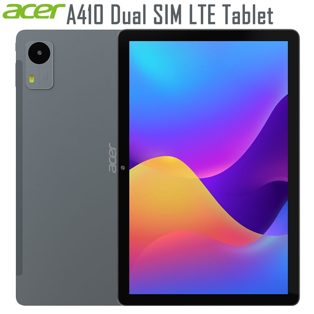 Acer Планшет Tablet LTE A410 Dual SIM 4G глобальная прошивка GooglePlay и  русский, 10.1