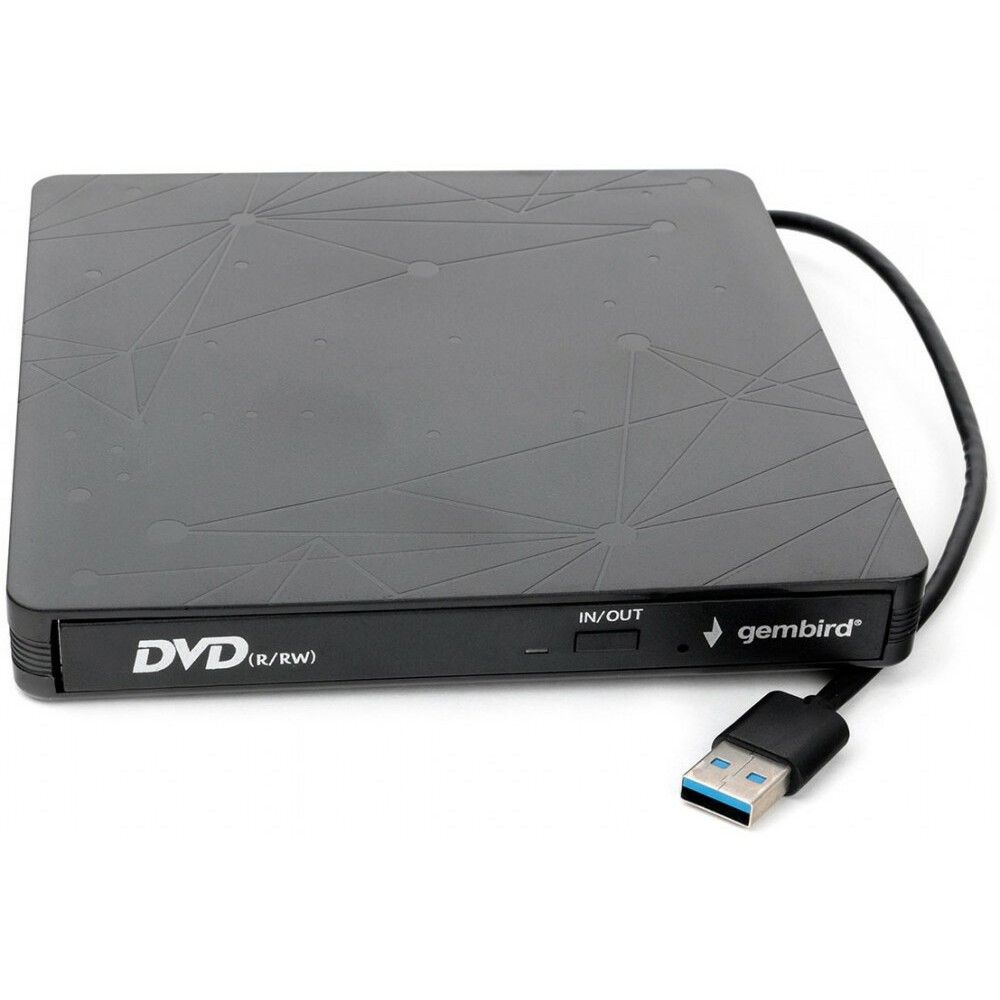 Внешний оптический привод Gembird Black DVD-USB-03