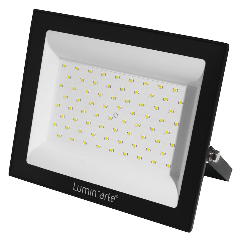 LuminarteПрожекторуличный100Вт,LFL-100W/06,5700К,8000Лм,IP65LEDнастенный,фасадныйчерный