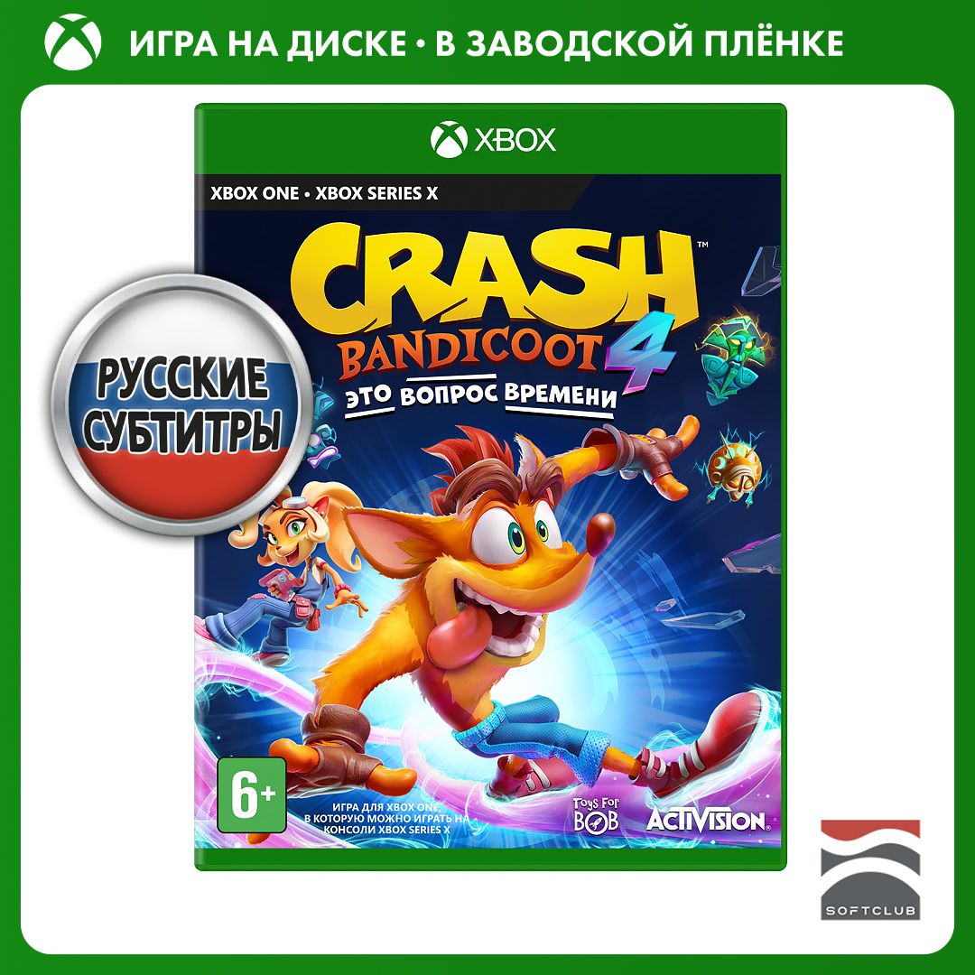 Игра Crash_Bandicoot_4_Its_About_Time (Xbox Series, Xbox One, Русские  субтитры) купить по низкой цене с доставкой в интернет-магазине OZON  (1402125939)