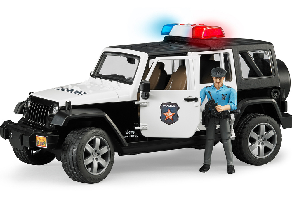 Bruder Внедорожник Jeep Wrangler Unlimited Rubicon Полиция #1