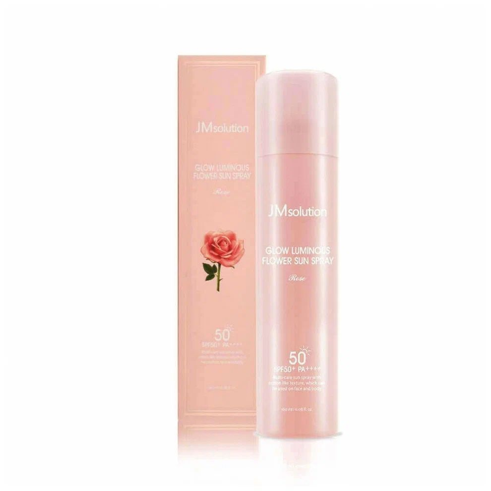 JM Solution Солнцезащитный спрей Glow Luminous Flower Sun Spray Rose SPF50+ 180 мл  #1